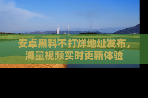 安卓黑料不打烊地址发布，海量视频实时更新体验