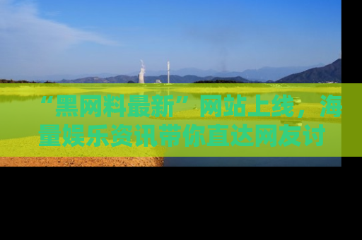 “黑网料最新”网站上线,海量娱乐资讯带你直达网友讨论的中心!