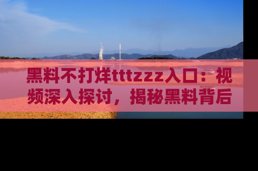 黑料不打烊tttzzz入口：视频深入探讨，揭秘黑料背后的人和事