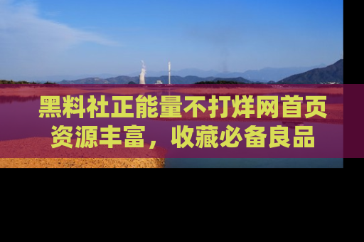 黑料社正能量不打烊网首页资源丰富，收藏必备良品