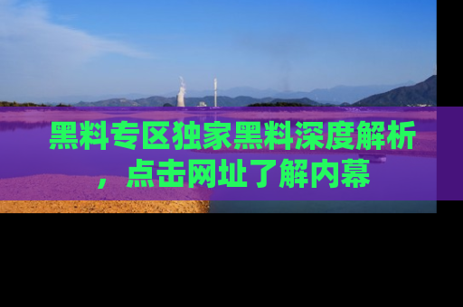 黑料专区独家黑料深度解析，点击网址了解内幕