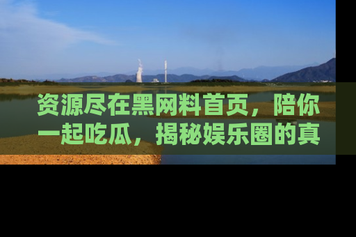 资源尽在黑网料首页,陪你一起吃瓜,揭秘娱乐圈的真实内幕